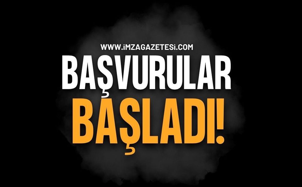 Başvurular Başladı!