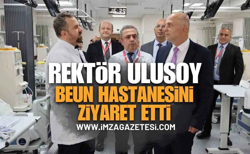 BEUN Rektörü Ahmet Ulusoy'dan Üniversite Hastanesine Kapsamlı İnceleme