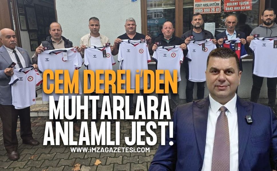 İş İnsanı Cem Dereli’den Muhtarlara Anlamlı Jest