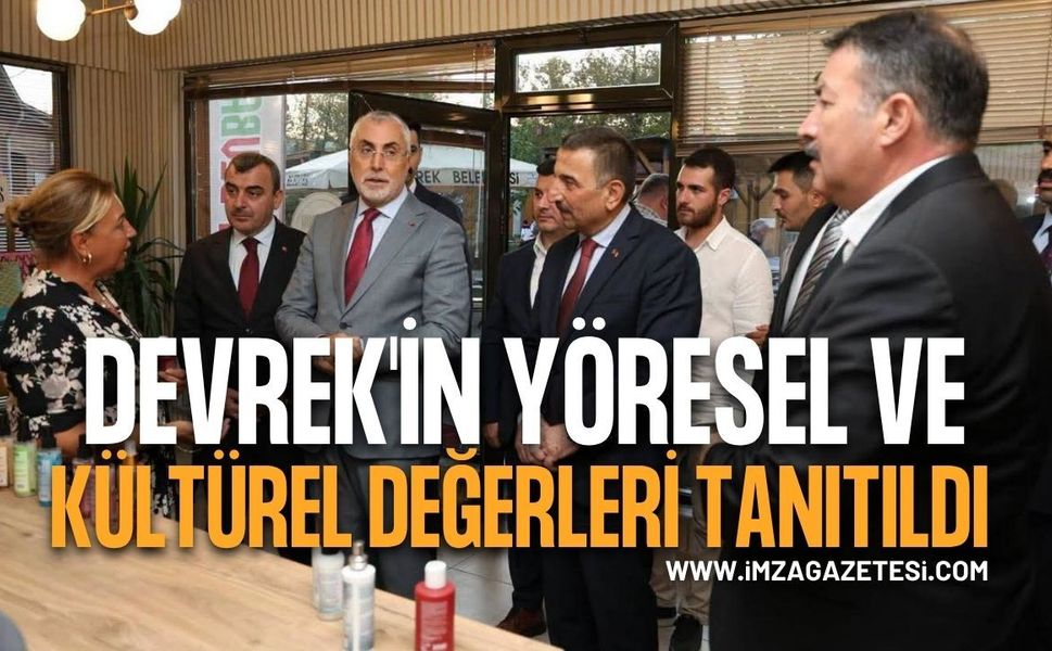 Devrek'in Yöresel ve Kültürel Değerleri Bakan Işıkhan’a Tanıtıldı