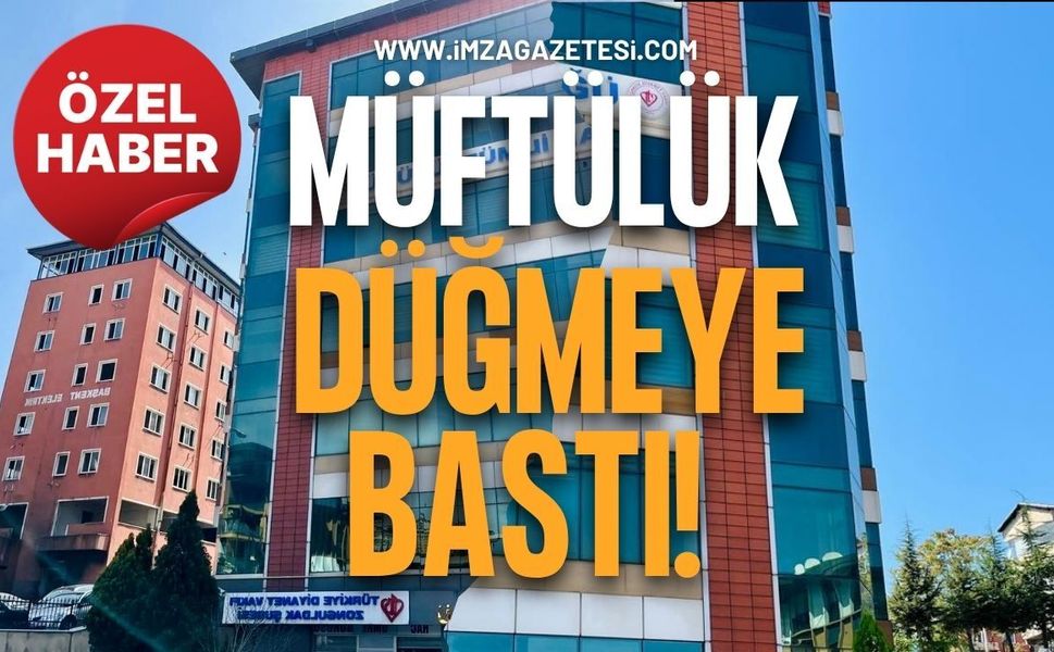 Zonguldak Müftülüğü Düğmeye Bastı, İş Adamı Üstlendi, Bağışlarla Yapılacak!
