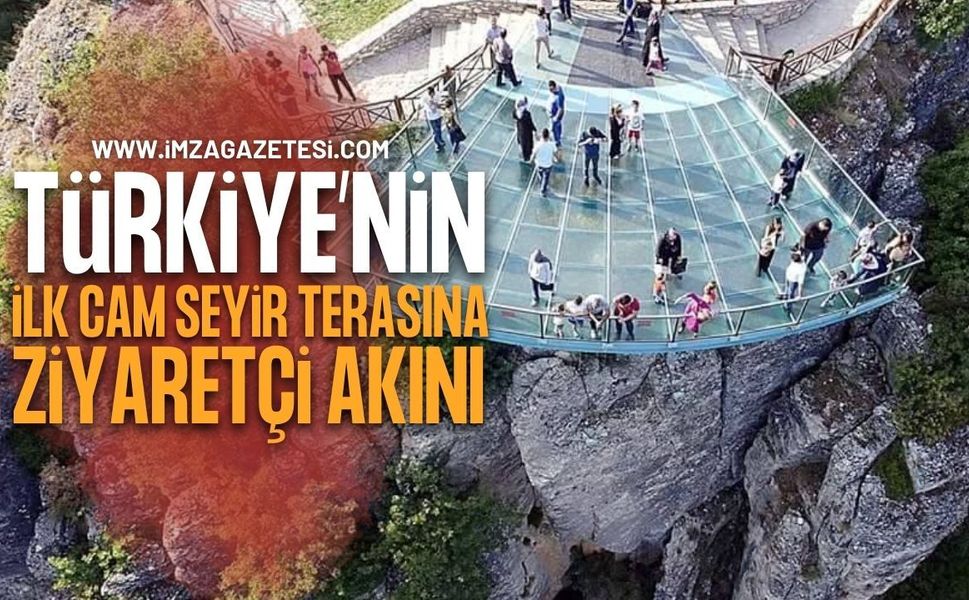 Türkiye'nin İlk Cam Seyir Terasına Ziyaretçi Akını