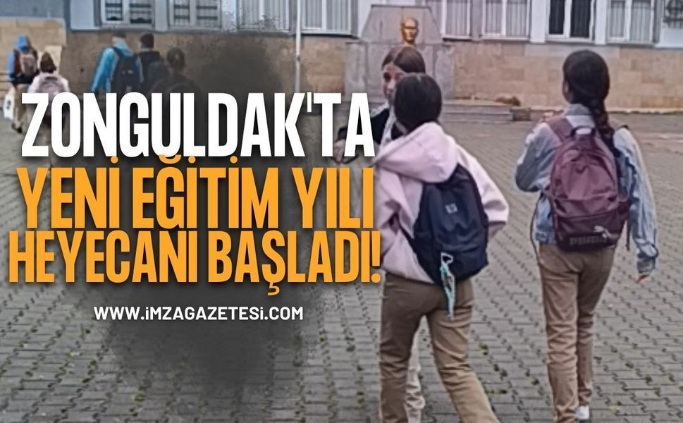 Zonguldak'ta Yeni Eğitim Yılı Heyecanı Başladı! 87 bin Öğrenci Ders Başı Yaptı