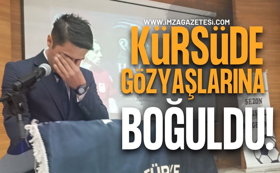 Kürsü de Ağlayarak Konuştu