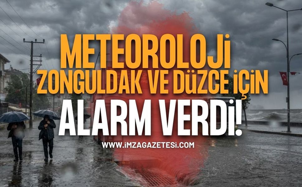 Meteorolojiden Alarm: Zonguldak Ve Düzce İçin Kuvvetli Yağış Uyarısı