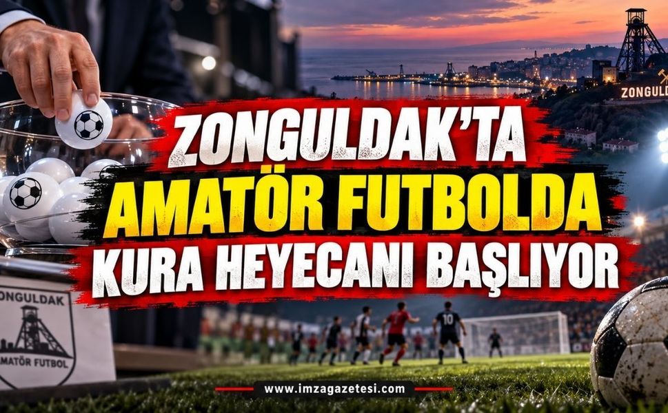Zonguldak'ta Amatör Futbolda Kura Heyecanı