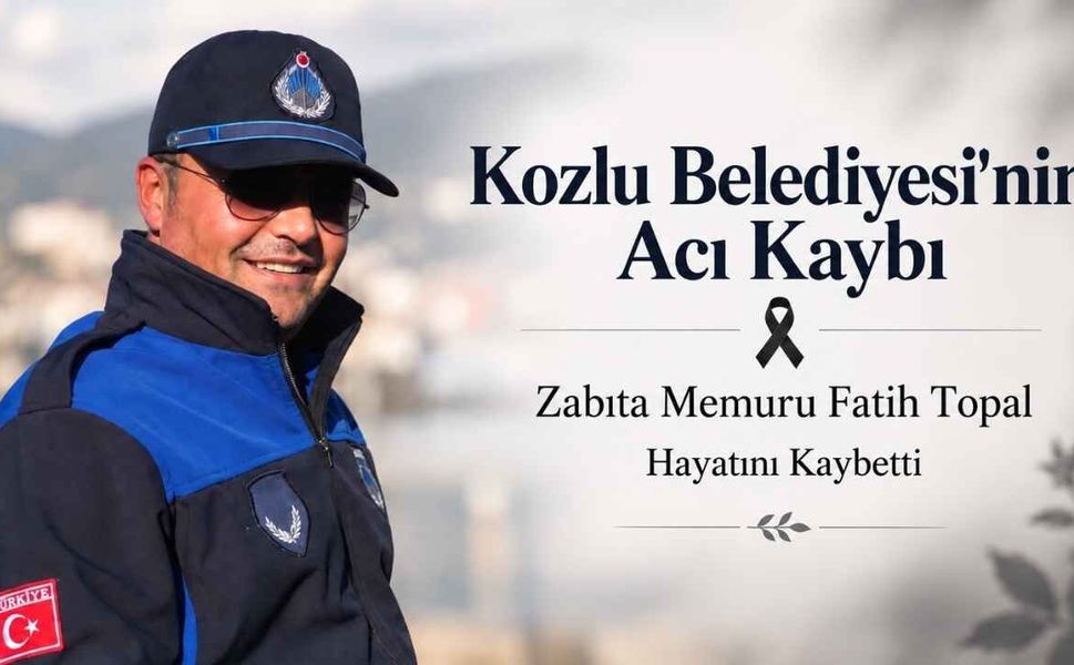 Kozlu Belediyesi’nin Acı Kaybı: Zabıta Memuru Fatih Topal Hayatını Kaybetti