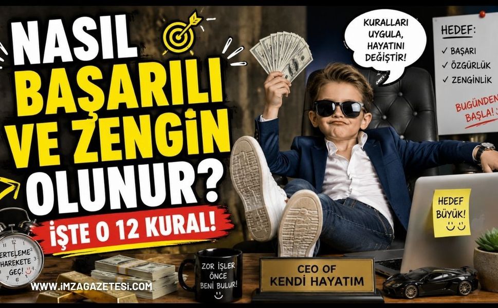 Nasıl Başarılı ve Zengin Olunur? İşte O 12 Kural!