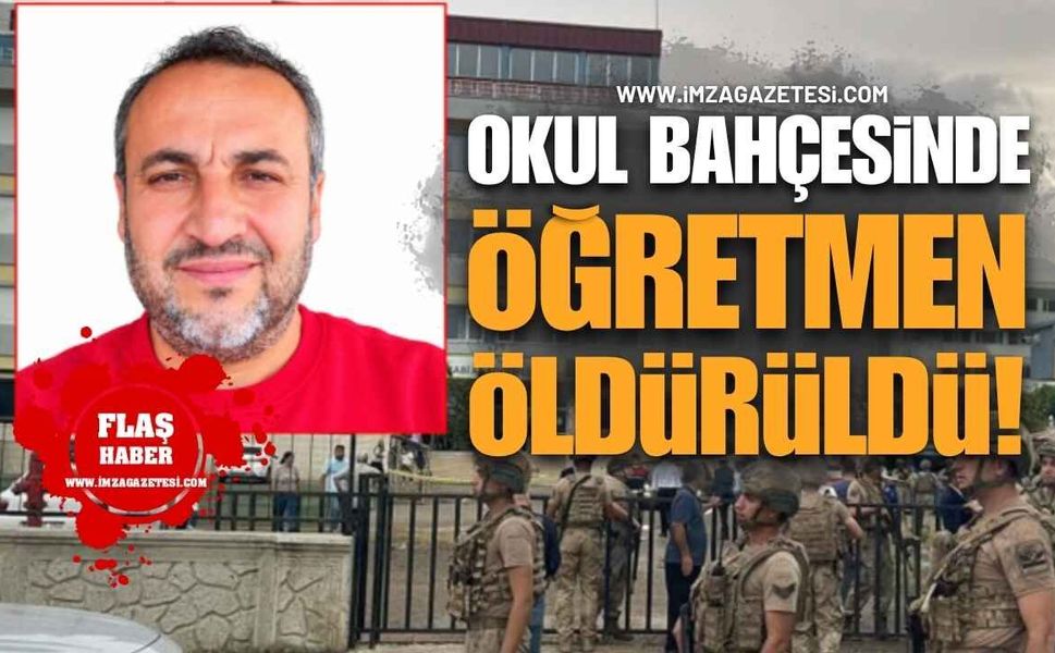 Osmaniye’de Okul Bahçesinde Öğretmene Silahlı Saldırı!