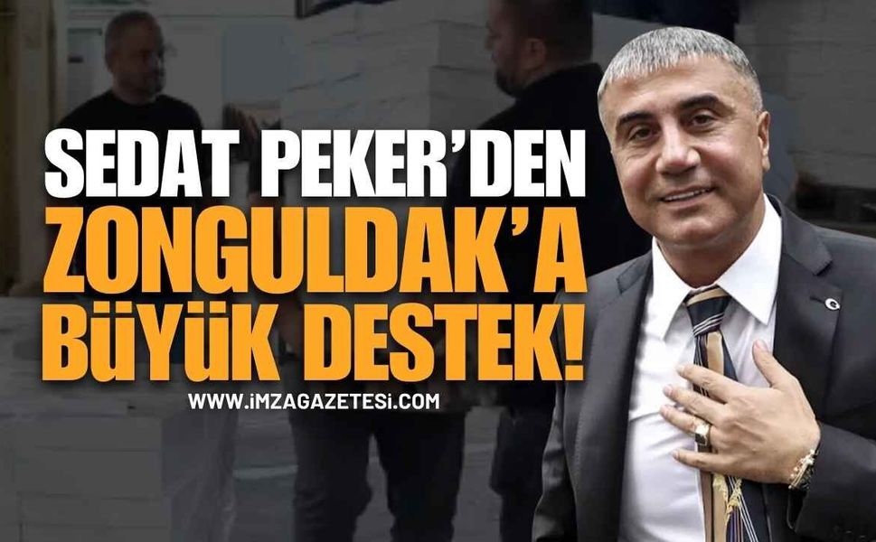 Sedat Peker Zonguldak'ta İhtiyaç Sahibi Çocuklara Destek Oldu