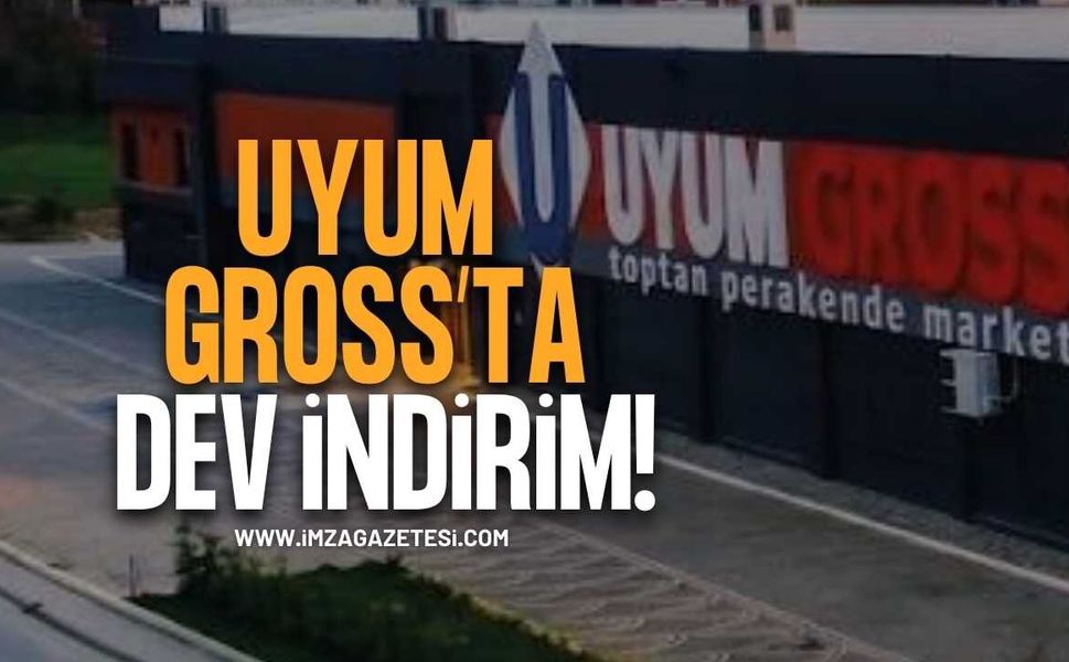 Çaycuma Uyum Gross'ta Dev İndirim