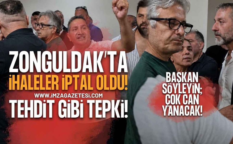 Zonguldak Belediyesi Büfe İhalesi İptal Edildi: Tahsin Erdem'e Tehdit Gibi Tepki