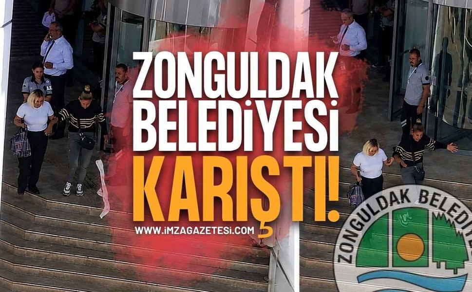 Zonguldak Belediyesi Önünde Gerginlik: Vekil Başkan Adil Bahadır'ın İlk Gününde Olay