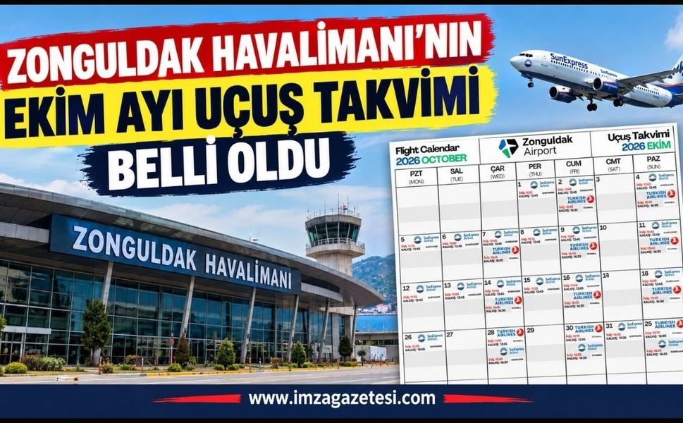 Zonguldak Havalimanı’nın Ekim Ayında Nerelere Uçacak?