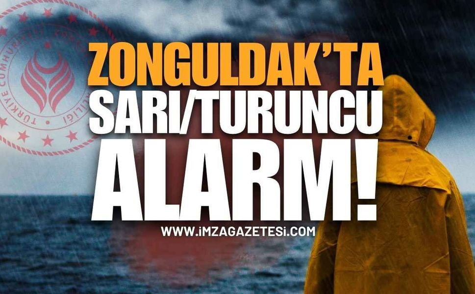 Zonguldak İçin 'Sarı/Turuncu' Alarm: Gece Yarısından İtibaren Sel ve Heyelan Tehlikesi!