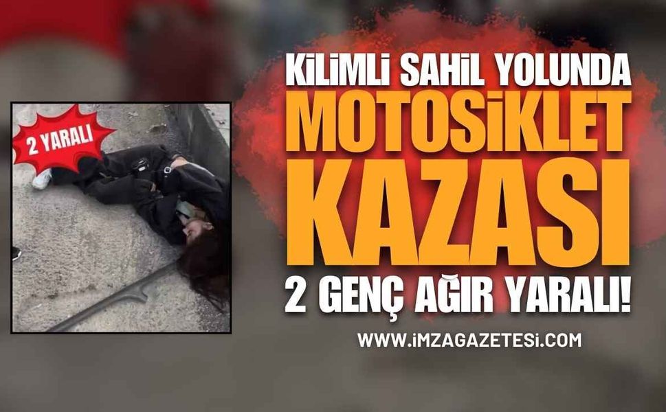 Zonguldak Kilimli Sahil Yolunda Motosiklet Kazası: 2 Yaralı