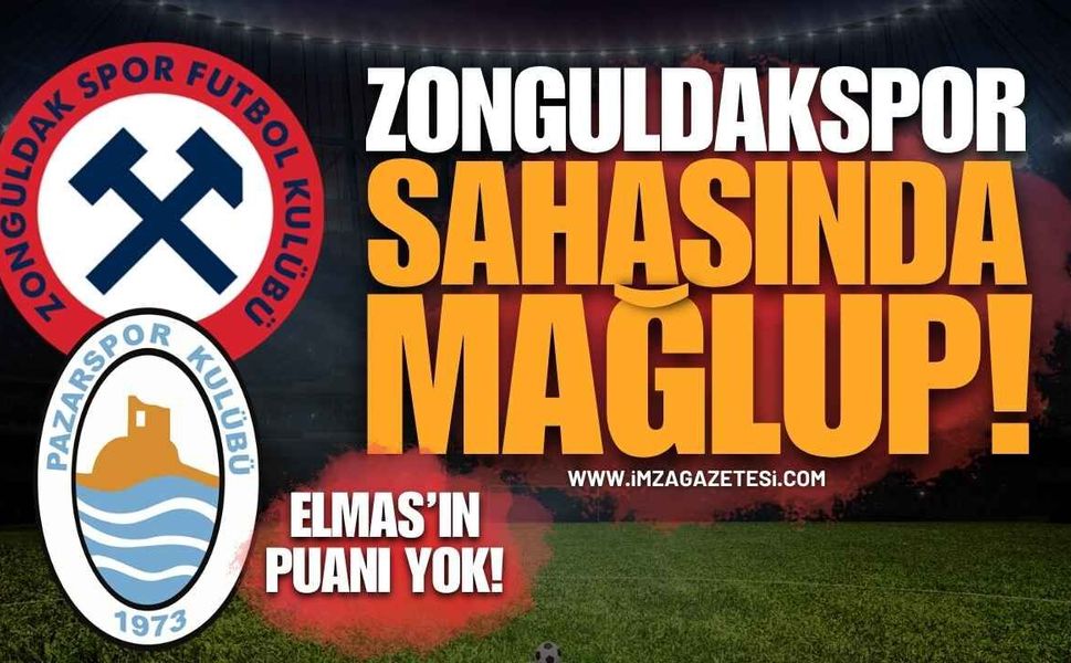 Zonguldakspor Sahasında Pazarspor'a Mağlup Oldu
