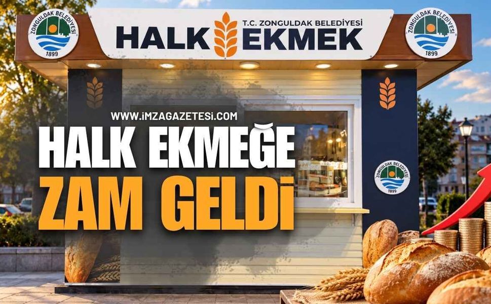 Zonguldak’ta Halk Ekmeğe Zam Geldi