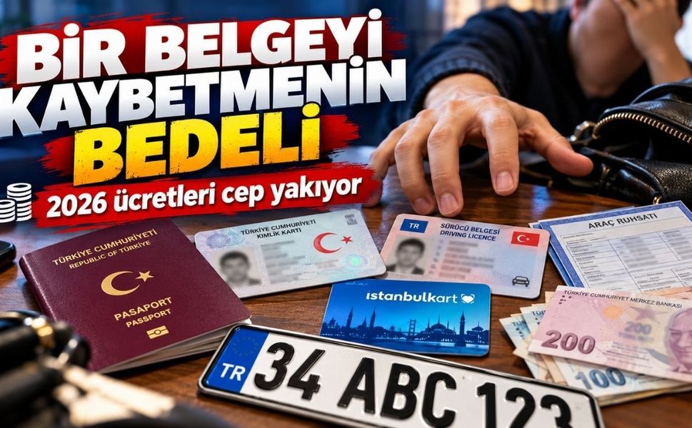 2026'da Bir Belgeyi Kaybetmenin Bedeli Dudak Uçuklatıyor! İşte Yeni Ücretler