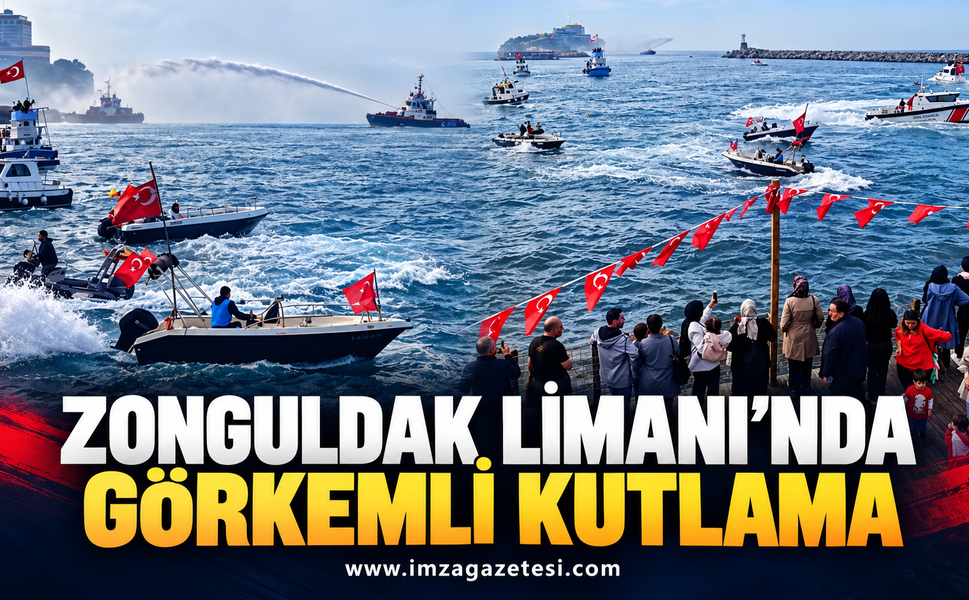 Zonguldak Limanı’nda Görkemli Kutlama: Cumhuriyet’in Yüzüncü Yılında Muhteşem Su Gösterisi