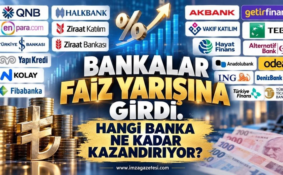 Bankalar Faiz Yarışına Girdi. Hangi Banka Ne Kadar Kazandırıyor?