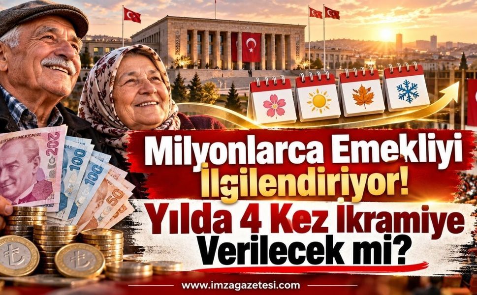 Milyonlarca Emekliyi İlgilendiriyor. Yılda 4 Kez İkramiye Verilecek mi?