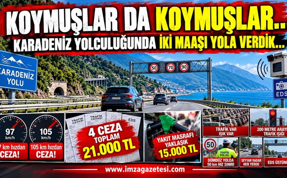Koymuşlarda Koymuşlar… Karadeniz Yolculuğunda İki Maaşı Yola Verdik…