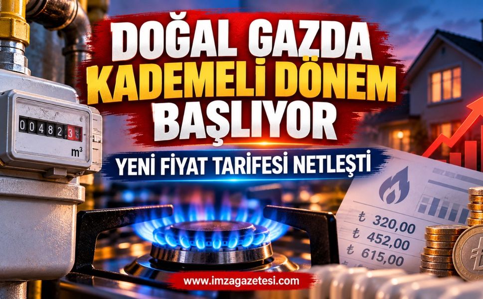 Doğal Gazda Kademeli Dönem Başlıyor: Yeni Fiyat Tarifesi Netleşti