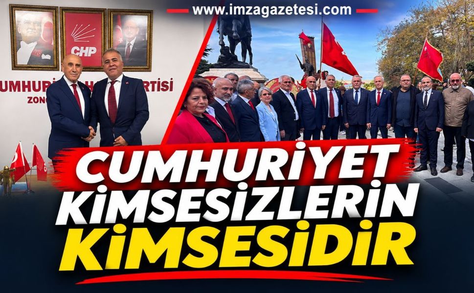 Cumhuriyet Bayramı'nda Zonguldak'tan Anlamlı Mesaj: Cumhuriyet Kimsesizlerin Kimsesidir