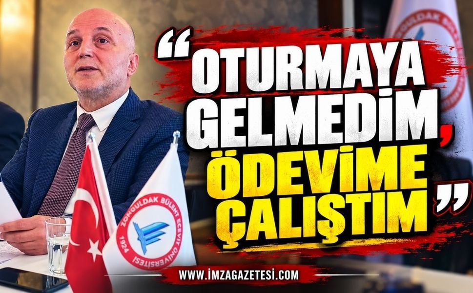 BEUN Rektörü Ulusoy'dan Net Mesaj: "Oturmaya Gelmedim, Ödevime Çalıştım"