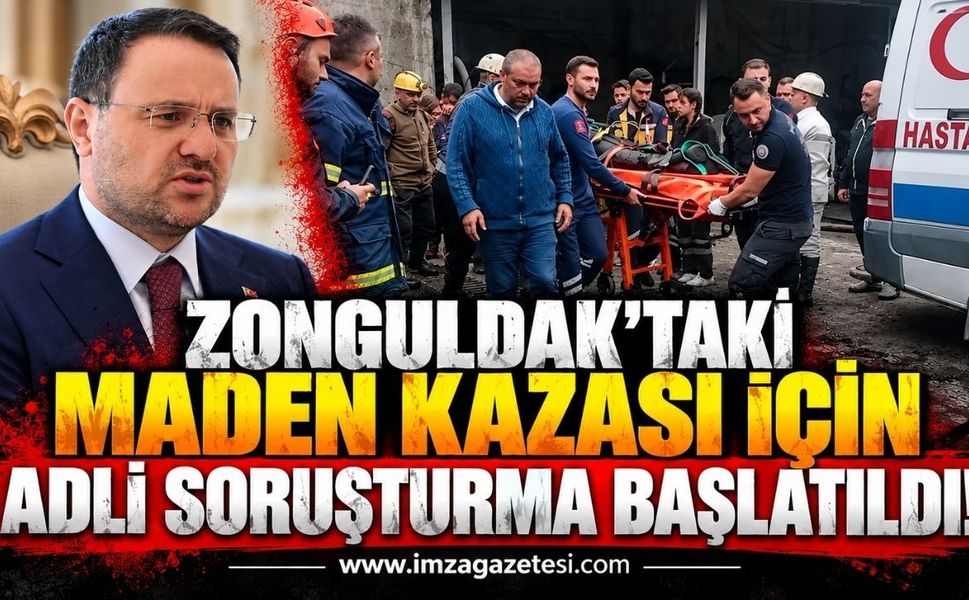 Adalet Bakanı Akın Gürlek: "Zonguldak'taki Maden Kazası İçin Adli Soruşturma Başlatıldı!"