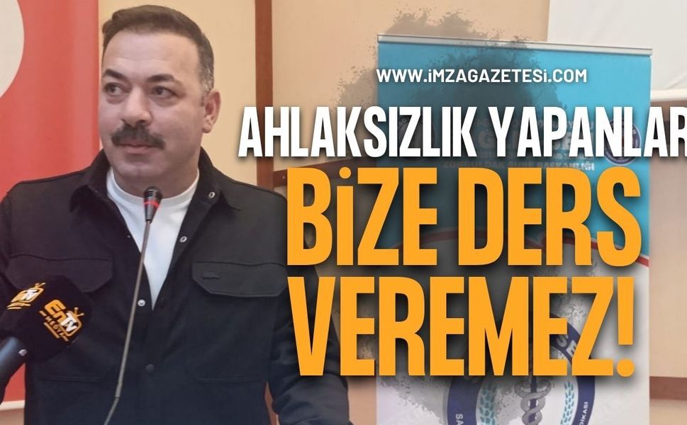Çağlayan'dan Sert Çıkış: "Ahlaksızlık Yapanlar Bize Ders Veremez"