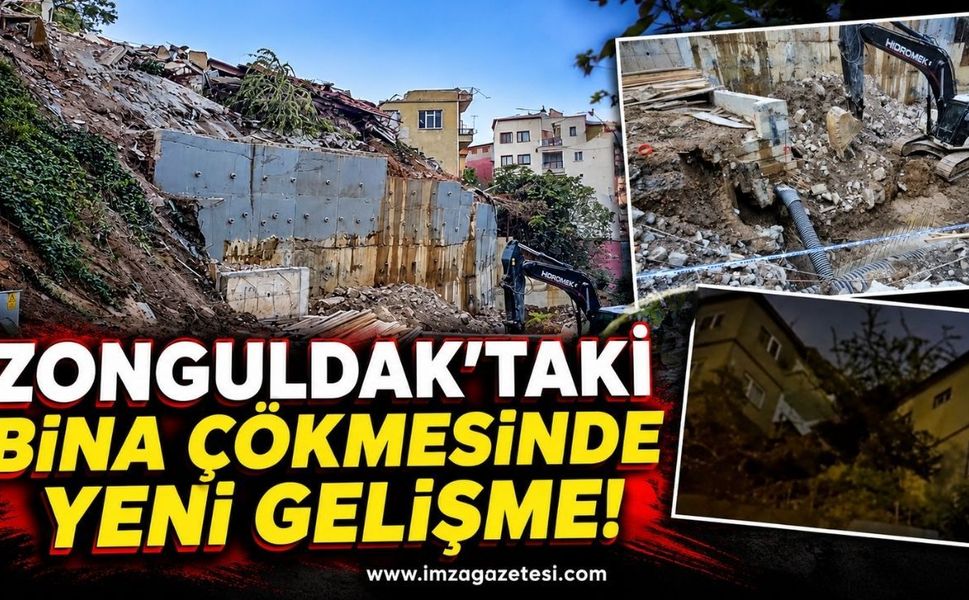 Zonguldak'taki Bina Çökmesinde Yeni Gelişme