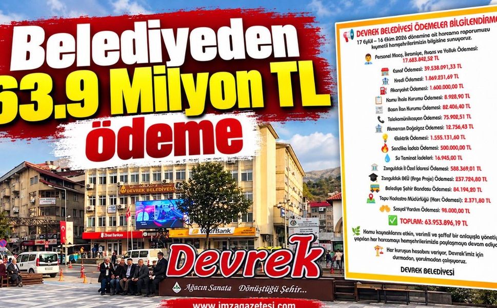 Belediyeden 63.9 Milyon TL Ödeme…