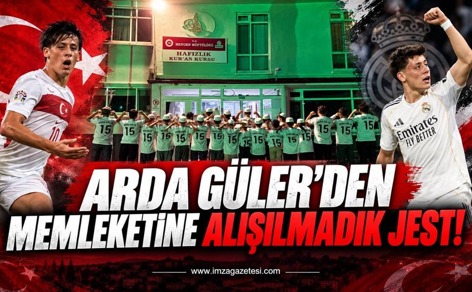 Arda Güler’den Memleketine Alışılmadık Jest