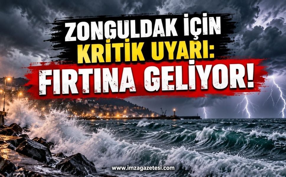 Zonguldak İçin Kritik Uyarı: Fırtına Geliyor