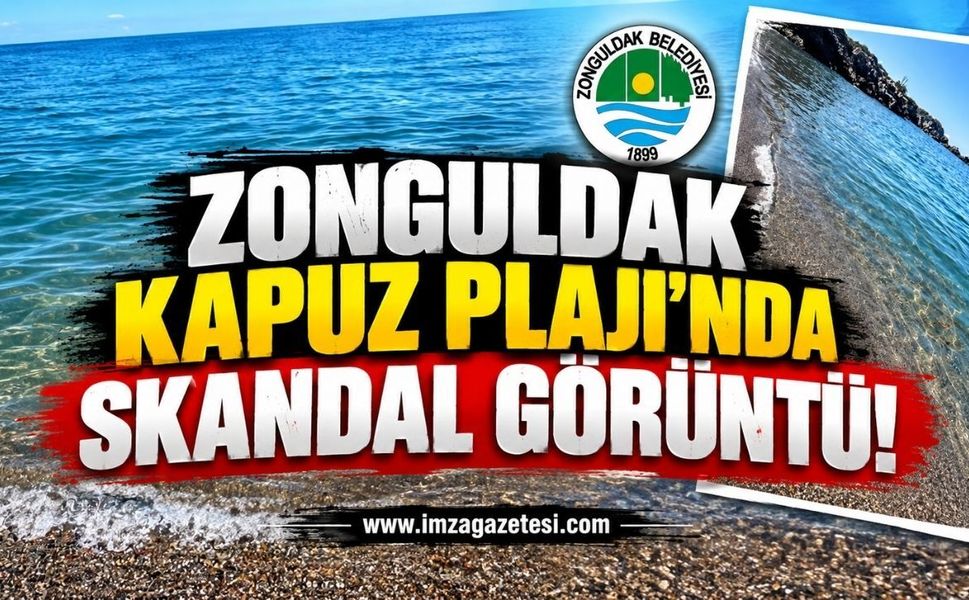 Zonguldak Kapuz Plajı'nda Skandal Görüntü