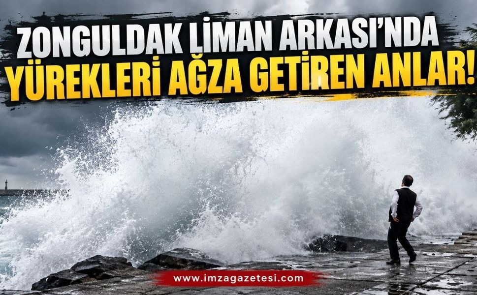 Zonguldak Liman Arkası'nda Yürekleri Ağza Getiren Anlar