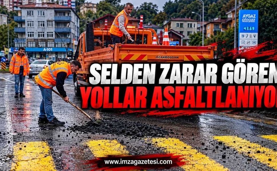 Selden Zarar Gören Yollar Asfaltlanıyor