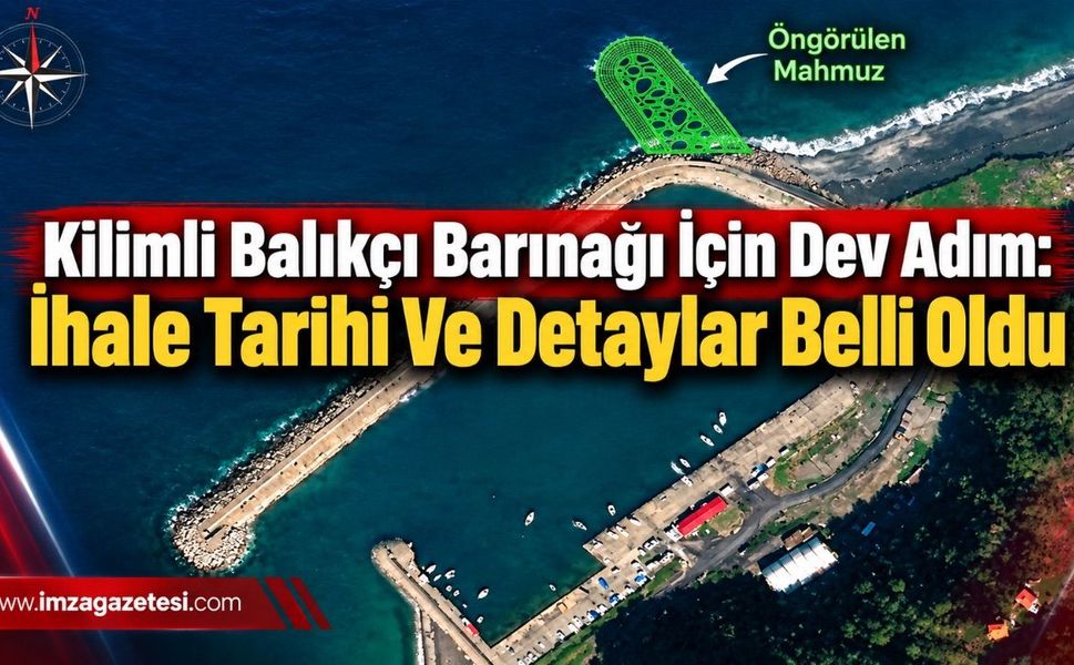 Kilimli Balıkçı Barınağı İçin Dev Adım: İhale Tarihi Ve Detaylar Belli Oldu
