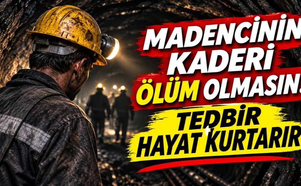 Madencinin Kaderi Ölüm Olmasın! Tedbir Hayat Kurtarır