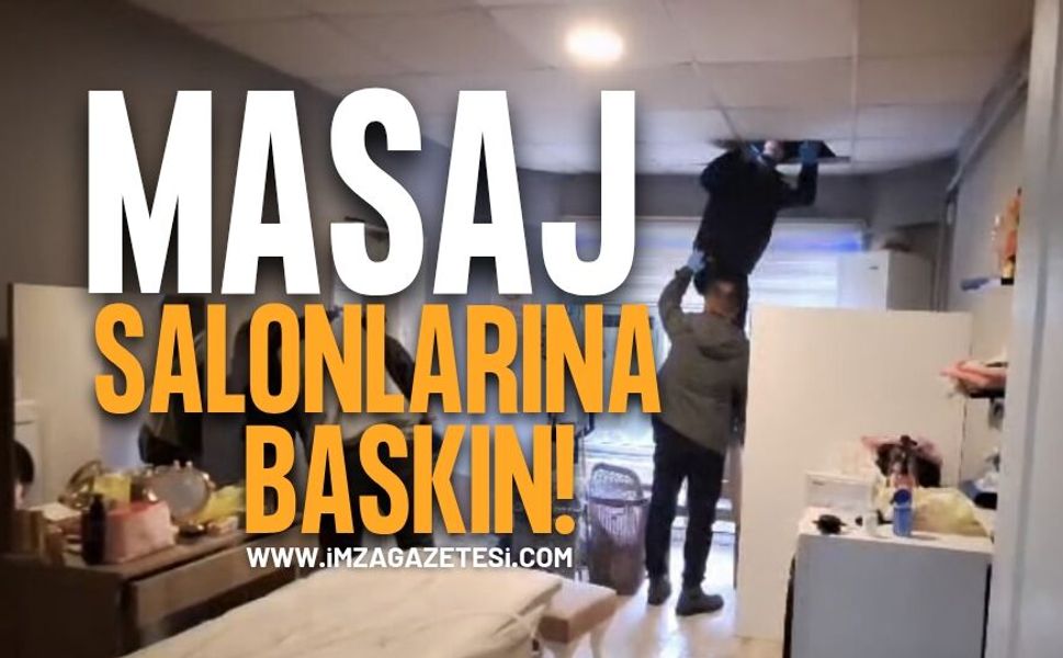 Batı Karadeniz'de Masaj salonlarına baskın: Gözaltılar Var