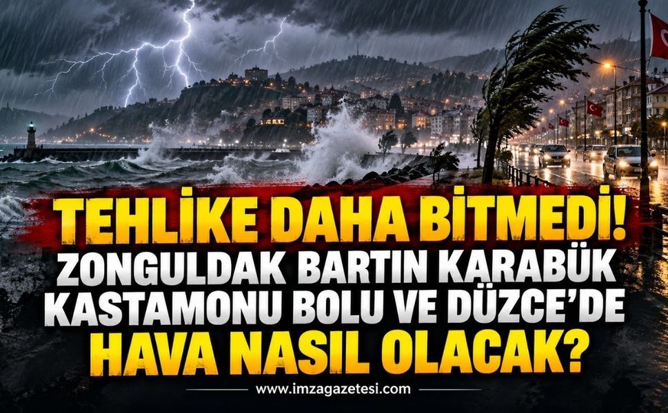 Meteoroloji'den Zonguldak Dahil 7 İle Alarm! Tehlike Daha Bitmedi...