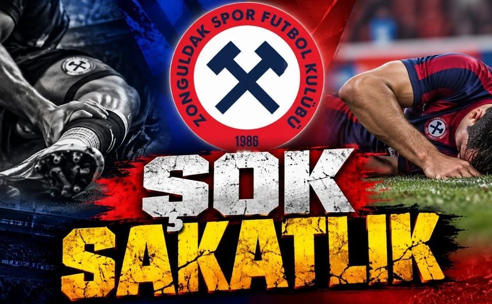 Zonguldakspor’da Şok Sakatlık