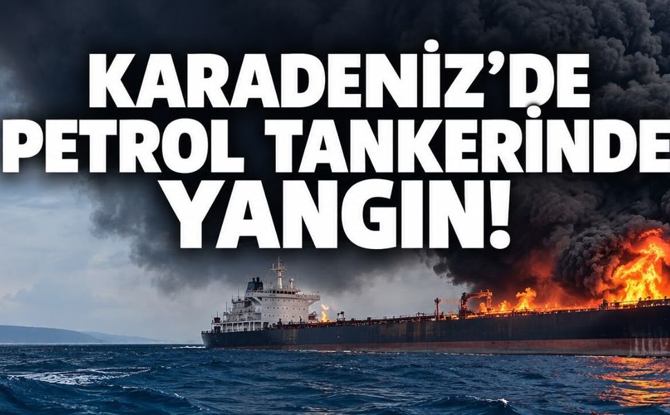 Karadeniz’de Petrol Tankerinde Yangın!