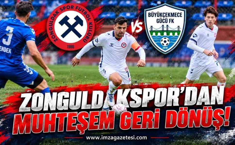 Zonguldakspor'dan Muhteşem Geri Dönüş