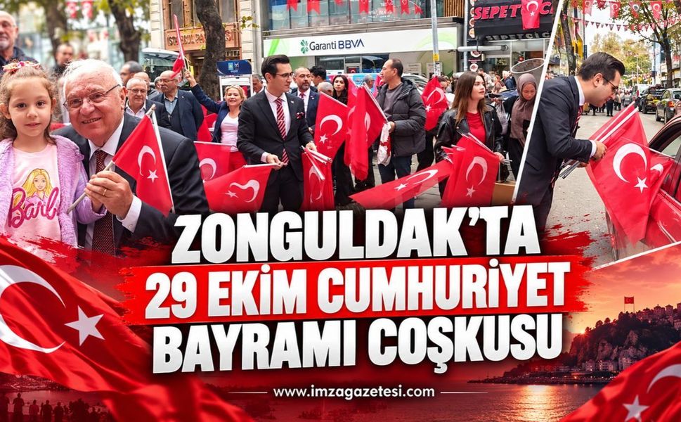 Zonguldak'ta 29 Ekim Cumhuriyet Bayramı Coşkusu