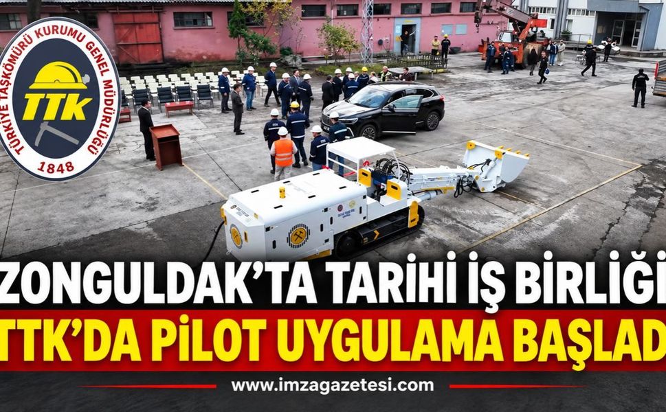 Zonguldak'ta Tarihi İş Birliği: TTK'da Pilot Uygulama Başladı