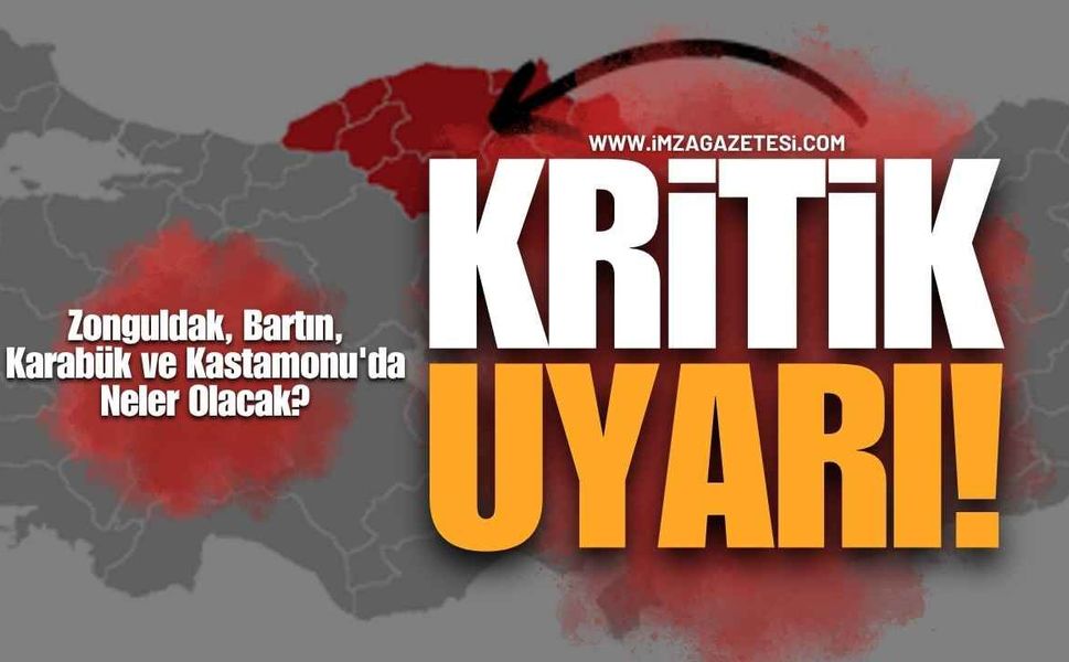 Zonguldak, Bartın, Karabük ve Kastamonu'da Hava Durumu Raporu Açıklandı