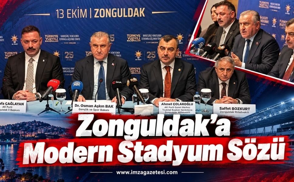 Zonguldak’a Modern Stadyum Sözü